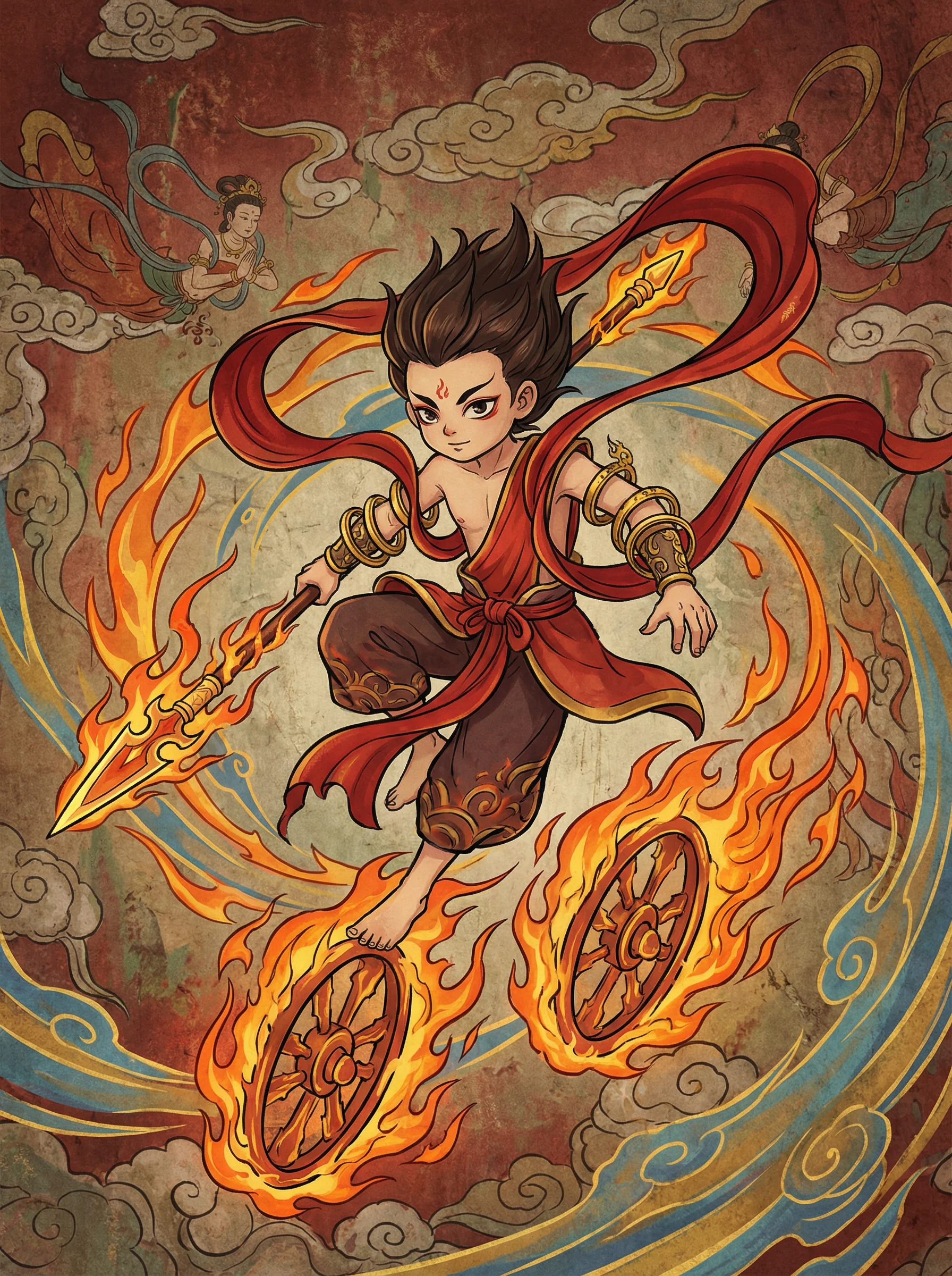 哪吒 - 爱q生活 封神榜阐教动漫角色
